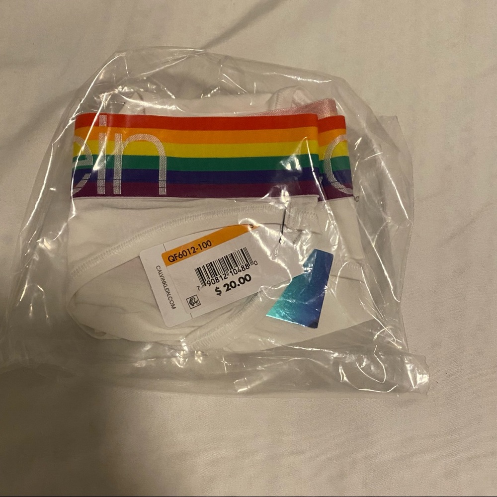 Calvin Klein Pride Collection BNWT Size Small Bikini Style Panty. Also have Bra!